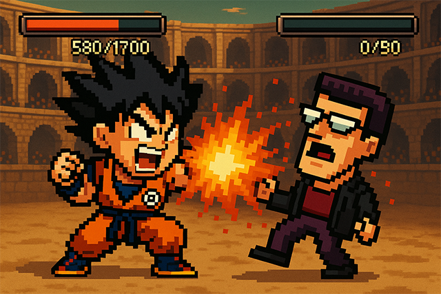 【クロスオーバーバトル】孫悟空 VS 戸愚呂（弟）！！勝つのはどっちだ！？